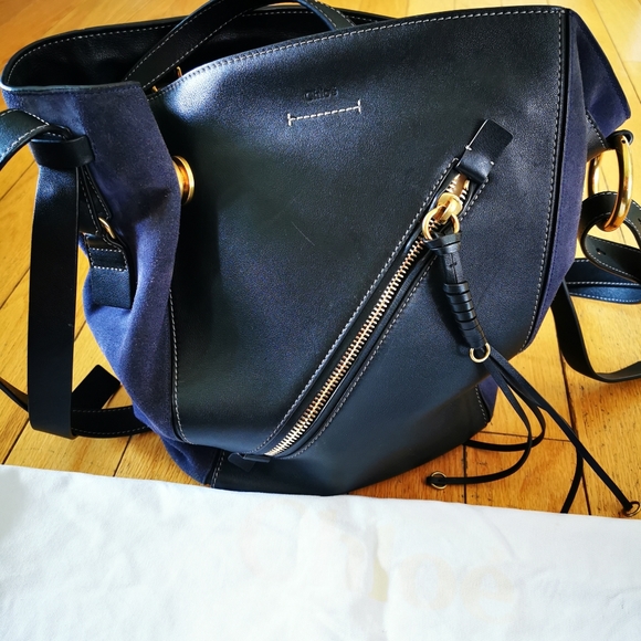 Chloe Bags Chloe Myer Medium Leather And Suede Tote Bag Poshmark